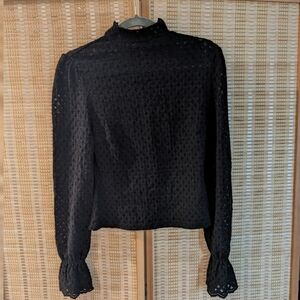 semi-sheer turtleneck